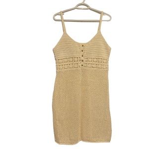 Aerie Crochet Cover Up Dress